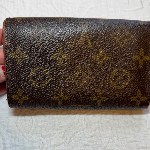 Louis Vuitton VintageBrown Monogram Porte-Monnaie Tresor Wallet
